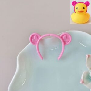 Bear Ears Hair Band Pink 1