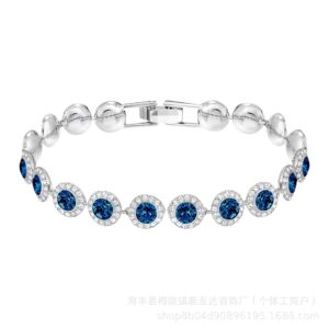 Blue Crystal Roman Bracelet