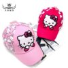Wholesale Children's Hat Wholesale Spring and Autumn Girls' Visor Baseball Cap Super Cute Kitty Cat Children's Peaked Cap
