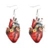 oly-b20fc119021a8d6f0a61044055be9e98 Wholesale Fashion Personalized Flowers Heart Acrylic Women's Earrings-Valentine's Day, Birthday and other perfect gifts
