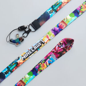Wholesale Cartoon lanyard mobile phone halter polyester thermal transfer ribbon wholesale OLY Exclusive