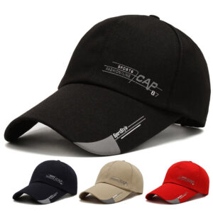Wholesale Spring and Autumn Hat Men's Long Brim Korean Baseball CAP Outdoor Men's Fishing CAP Sunshade Sunscreen Travel CAP Hat