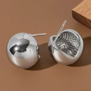 E0246-round-earrings-steel Color