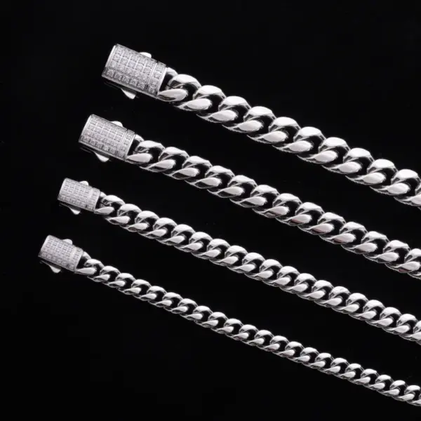 Wholesale Hip Hop Style Cuban Link Bracelet Full Drill 18K Gold Plated Stainless Steel Personalized Fashion Jewelry For Men And Women