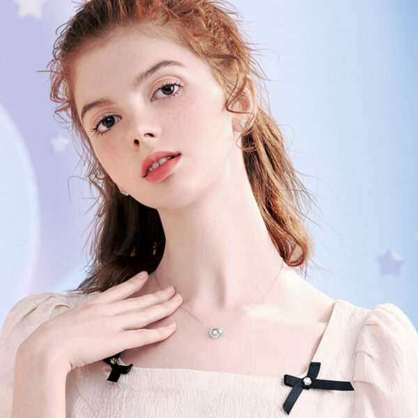 oly-b272af55922ba483c16be4aa1d3d5853 Wholesale Necklace Schoolgirl Valentine's Day Gift Beating Heart Simple Niche Design Necklace