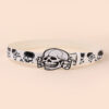 oly-b28f8c6477219bb439a7de698aa71b14 Wholesale Manufacturer Belts, Fashionable Skull Retro Versatile Printed Ethnic Style Sexy Pu Belts and Waistband
