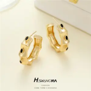 14K Gold H-11415/Black Zirconium
