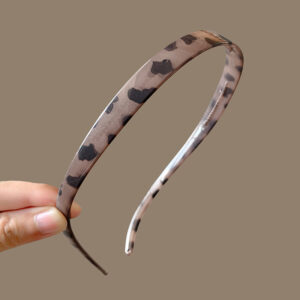 [Light leopard print] glasses headband