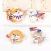Wholesale Cartoon Animal Pinback Badge In Multicolor Featuring Stamping Craft Made Of Alloy