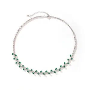 White Gold Color Necklace