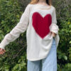 oly-b2b98e8a82ca966ecaab02e5d22ebabd Wholesale Women's Long Sleeve Round Neck T-Shirt Valentine's Day Love Casual Loose Pullover Top Spring and Autumn