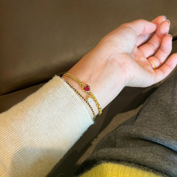 oly-b2c5770096b069114a3db33594b6b7db Wholesale Red Riding Book Explosive Red Love Bracelet High-end Light Luxury Exquisite Design Personalized All-match Treasure Jewelry