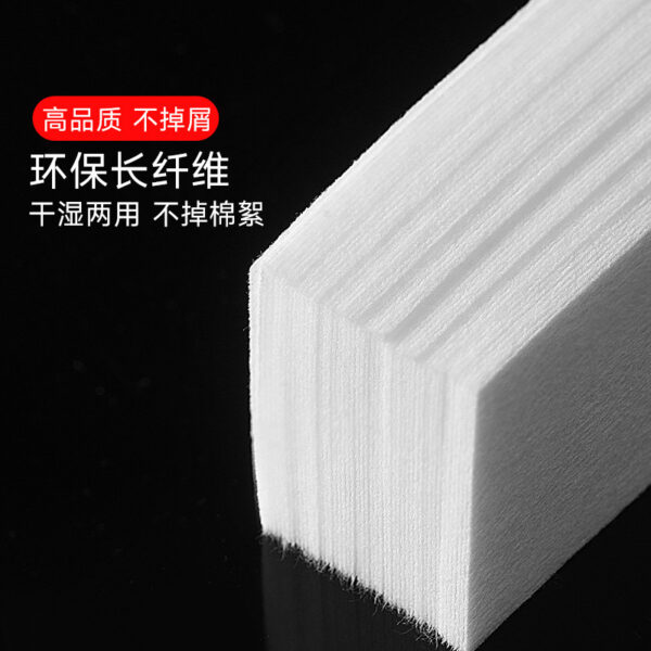 Wholesale Hard nail removal cotton lint-free nail washing cotton nail removal water nail shop specific nail cleaning sheet scrubbing cotton sheet