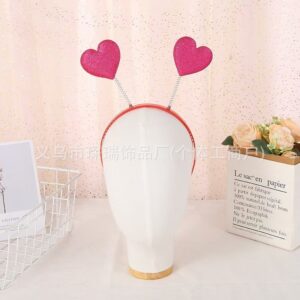 Rose gold powder heart