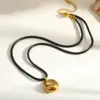 Wholesale Geometric Necklace For Women In 304 Stainless Steel With 18K Real Gold Plated Coating 0.03µm, Cord String, Independence Day Style