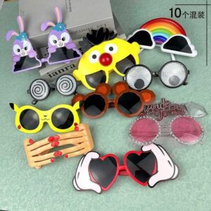 Glasses j type (10 pieces mixed)