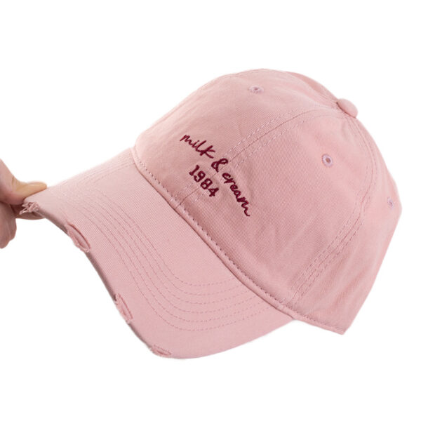 oly-b32ade85763522bf7499c0dcb443c86b Wholesale Korean-style All-match No-pick Baseball Cap Women's Simple Face Shown Small Wide-brimmed Cap Spring and Summer Soft-top Couple's Hat