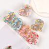 oly-b35ea63b8eb13f4adcddd7aaeb7d4efe Wholesale Jelly Water Fat Love Ponytail Clip Fashionable Sweet Hair Clip Valentine's Day Heart Shiny Heart-Shaped Clip
