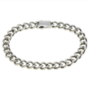 7mm wide precision polished steel color 20cm