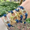Wholesale Geometric Weave Copper Bracelet For Women With 18K Gold Plated PVD Coated Finish And Cord In Chain Design