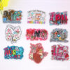 oly-b3cfca88b44242f3a54998aeae19159f Wholesale loose powder cartoon letters cute jewelry acrylic pin DIY patch accessories