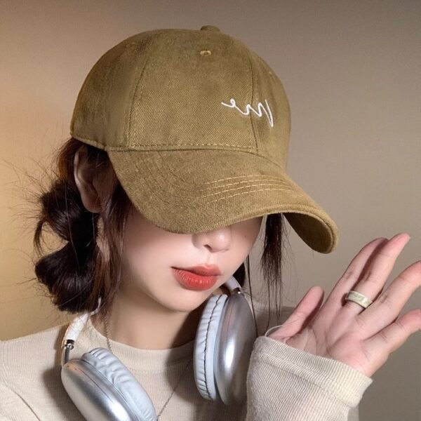 oly-b3e9920a792e0e70a72869ea6edea4c1 Wholesale Japanese Style Sanding Big Head Simple Fashion Cap Men's Large and Deepened Face Small Casual All-match Baseball Cap Women