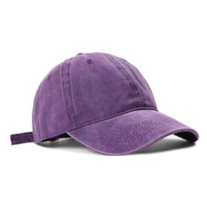 Purple coated washed cotton