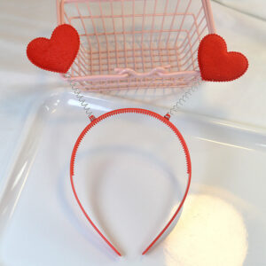 Red love headband