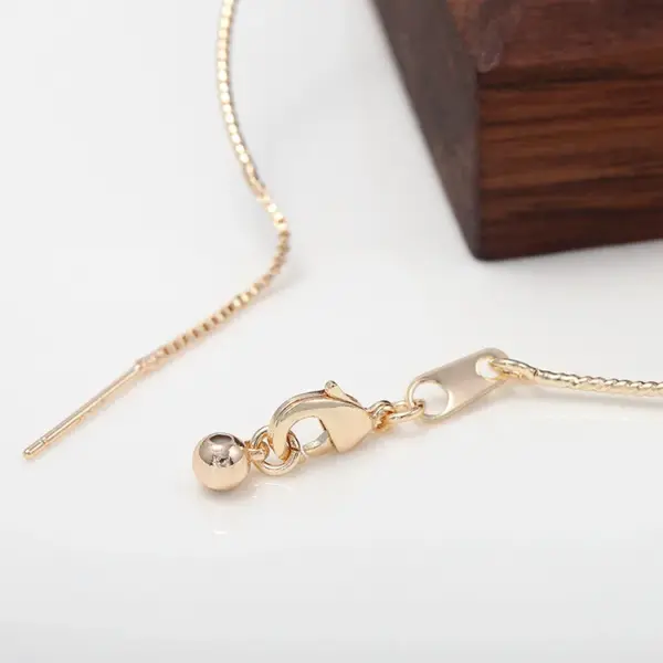 Wholesale Beaded Lines Bracelet Bangle In Copper With 14K Real Gold Electroplated Finish Featuring Elegant Beading