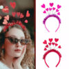 oly-b4206c6df09a7ec0b21a845e0d1bd424 Wholesale for Valentine's Day Hair Hoop Party Party Wedding Festive Red Rose Love Headband
