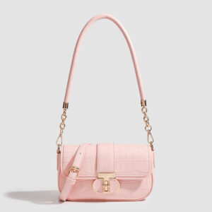 Wholesale Pink Rhomboid Underarm Bag Tanabata Birthday Gift for Girls All-match Single Shoulder Crossover Small Square Bag for Women