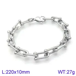 Steel-colored Bracelet KB138702-KFC