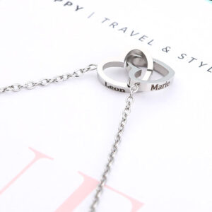 Customized necklace (steel color)