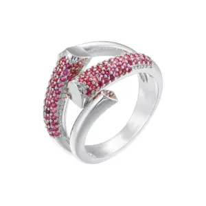 White Gold Color Rose Diamond