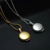Wholesale Waterproof Non Tarnish Grid Necklace For Adults With PVD Coated Golden Plated 304 Stainless Steel Box Chain