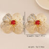 oly-b556df045b84f2508f47b364648d1732 Wholesale 1 Pes Retro High-end Retro Flower Earrings Daily Commute Valentine's Day Gift