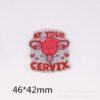 Wholesale Loose Powder Cartoon Organ Medical Heart Bag Jewelry Acrylic Pin DIY Patch Accessories