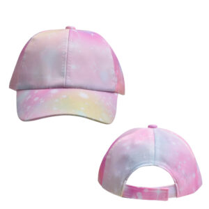 Starry Sky tie-dye-pink / Free size-adjustable (50-54)