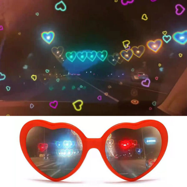 oly-b582d51ec4736b2d78f3233c6f447f59 Wholesale Valentine's Day Gift Love Light Special Effect Glasses Sunglasses Creative Sunglasses