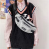 Wholesale chest Bag Men's Japanese Harajuku workwear style sports messenger bag South Korea versatile student riding shoulder waist bag fashion
