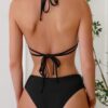 oly-b5b309a01e09fd949acea4200c364a32 Wholesale Bikini Trade Solid Color Lace-up Backless Sexy Bikini Split Swimsuit Swimsuit