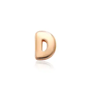 Rose Gold Letter D