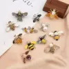 Wholesale Cartoon Style Pin Imitation Pearl Alloy Rhinestone Enamel Unisex Brooches