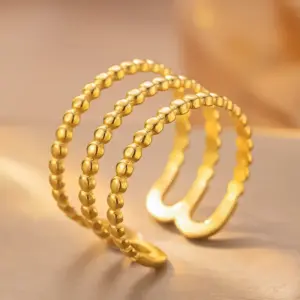 K177 Gold Ring Adjustable