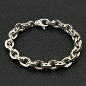 Thick letter bracelet / 20CM