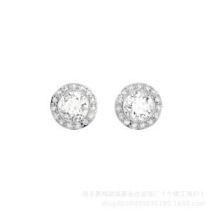 Platinum Roman Stud Earrings