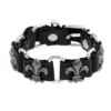 Wholesale Men's Customizable Vintage Genuine Leather Bracelet Multifunctional Handmade Geometric Business Accessory