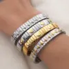 Wholesale Elastic Stainless Steel Heart Shaped Bracelet For Women Casual Everyday Selfie Gold And Silver Color Elegant Classic Style