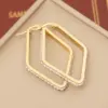 Wholesale PVD Coated 18K Gold Real Gold Plated Star Water Droplets Heart Shape Stainless Steel Retro Commute Waterproof Non Tarnish Earrings