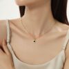 oly-b62d071053fa82f50c43fdbc8d2dac47 Wholesale Titanium steel gold heart necklace stainless small non-fading ins temperament wear cold wind neutral
